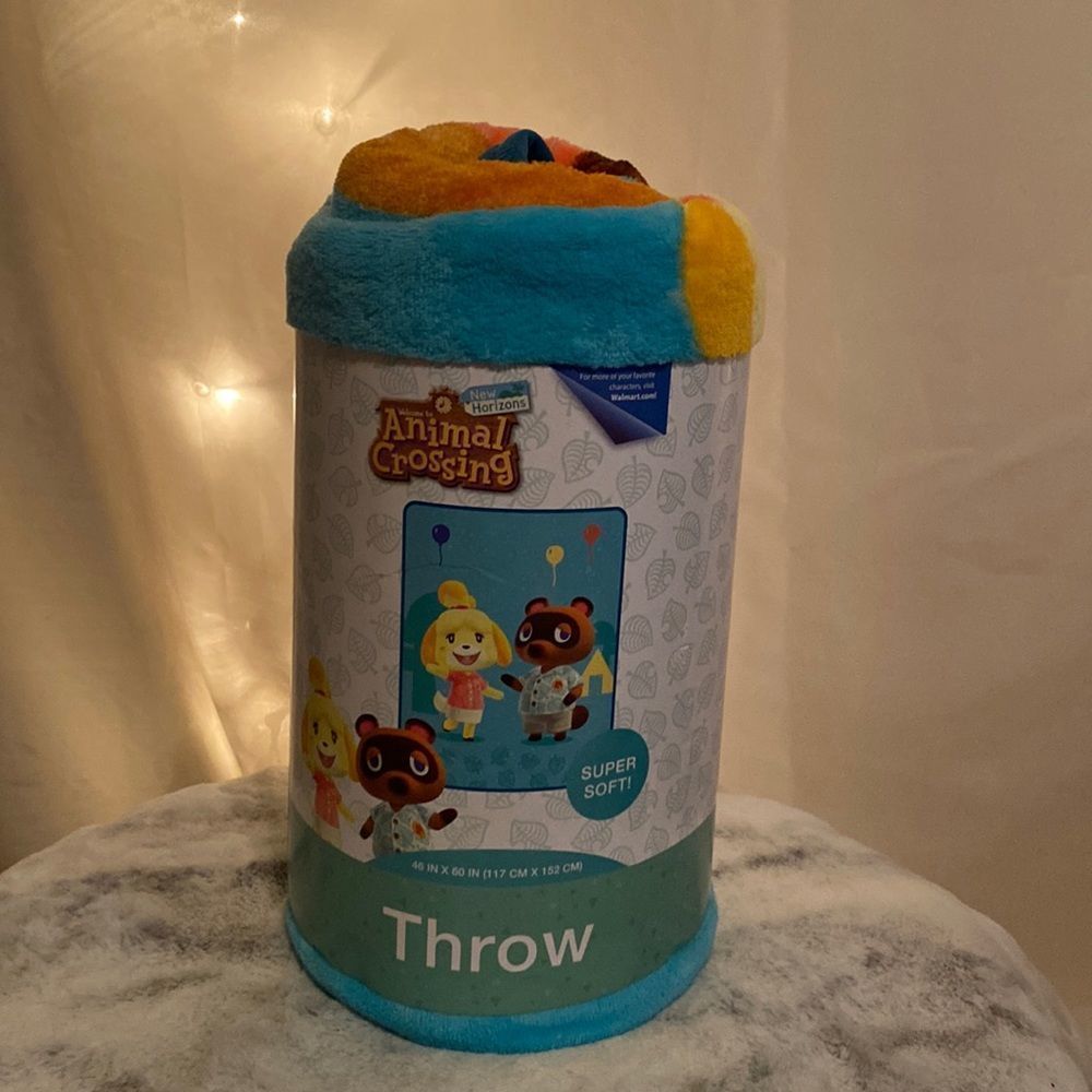 Animal Crossing throw 
